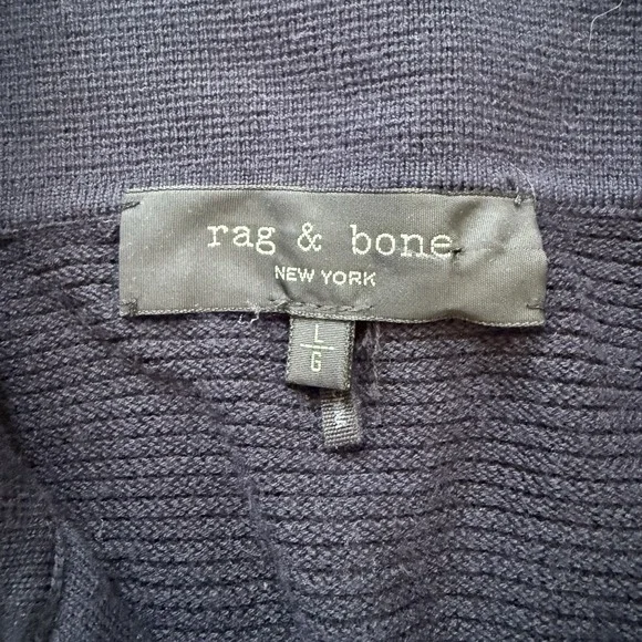 rag & bone Men's Lewis SSlv Crew‎ Neck Top Blue Size Large NWT $198